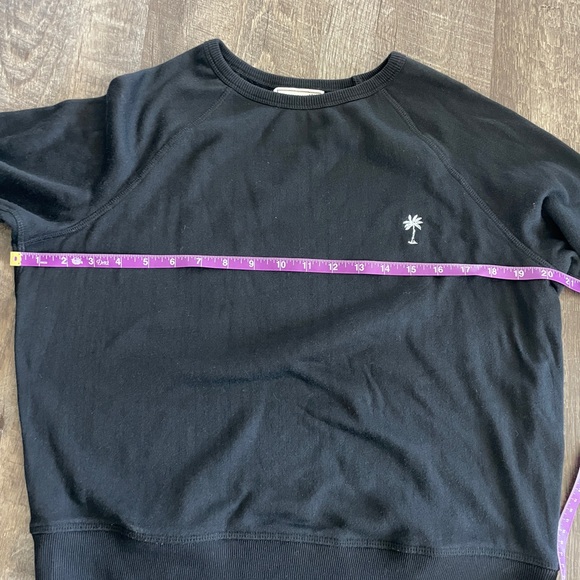 MILLE Palm Tree Sweatshirt in Black - Picture 6 of 7